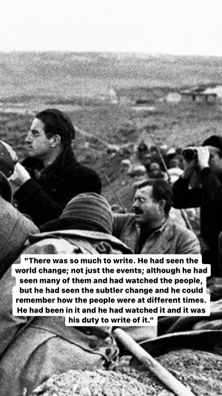 Photo of Ernest Hemingway