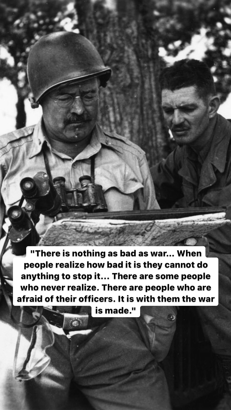 Photo of Ernest Hemingway