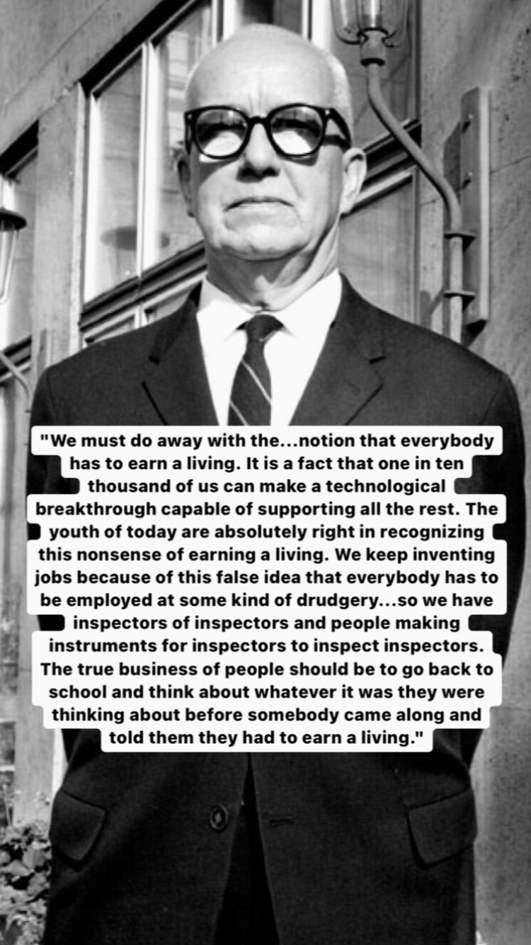 Photo of Buckminster Fuller