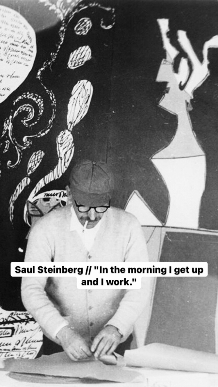 Photo of Saul Steinberg