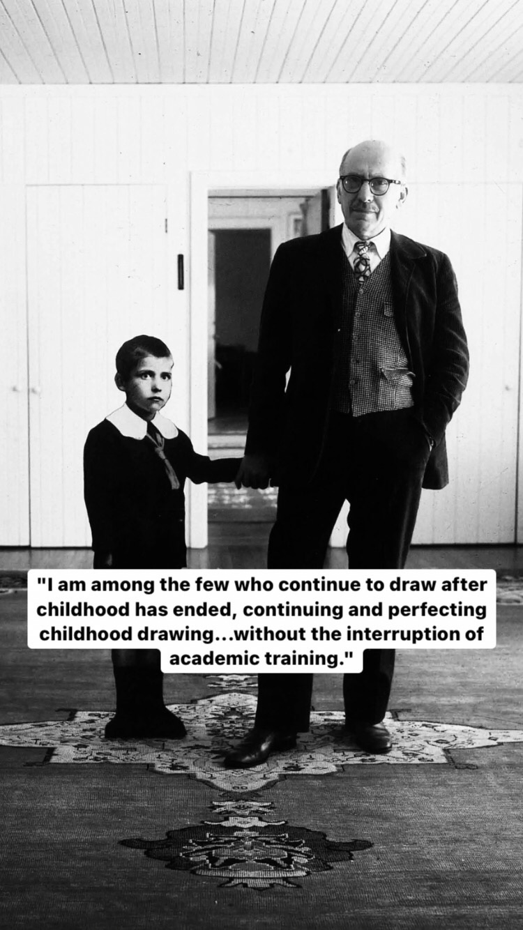 Photo of Saul Steinberg