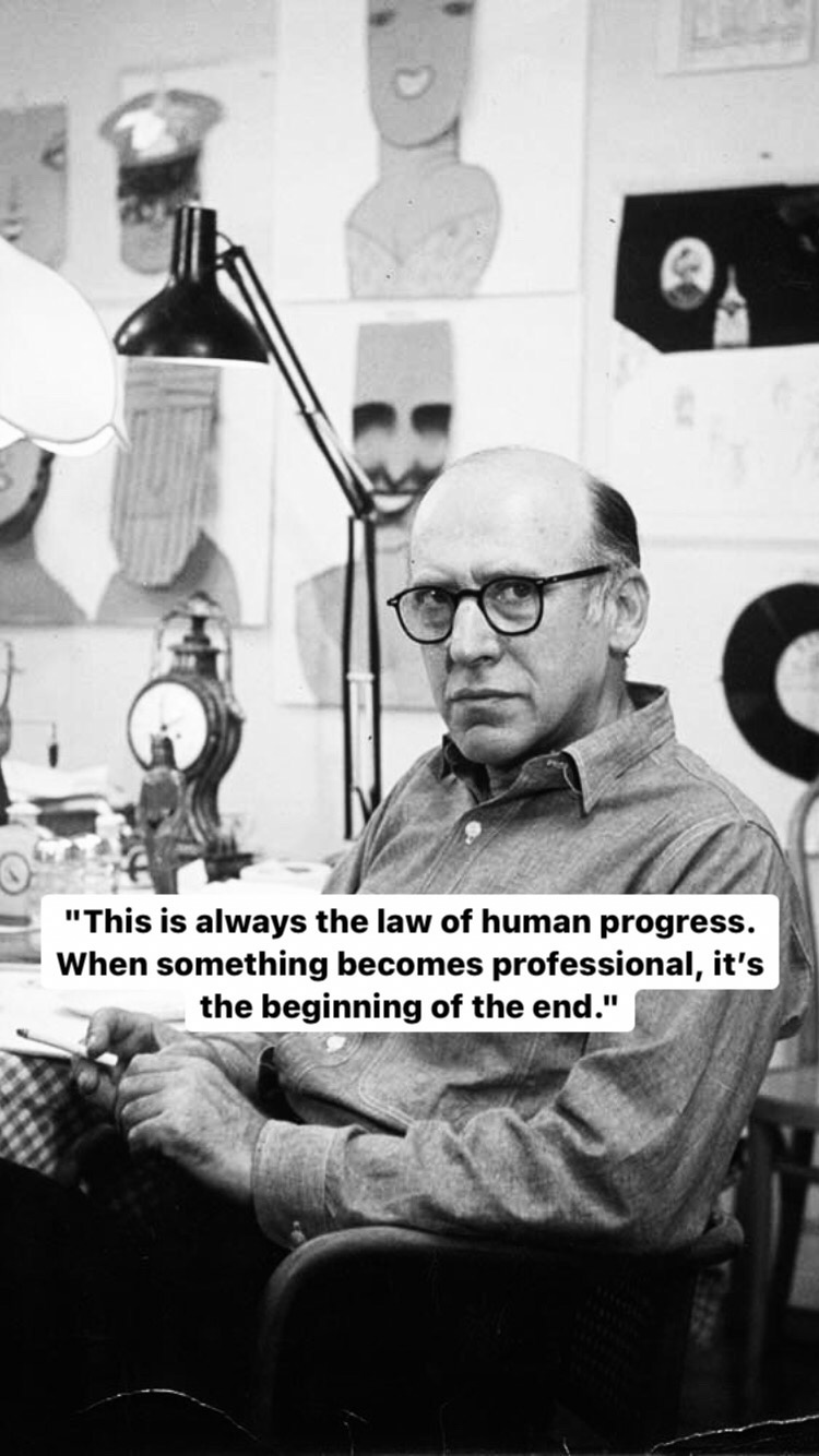 Photo of Saul Steinberg