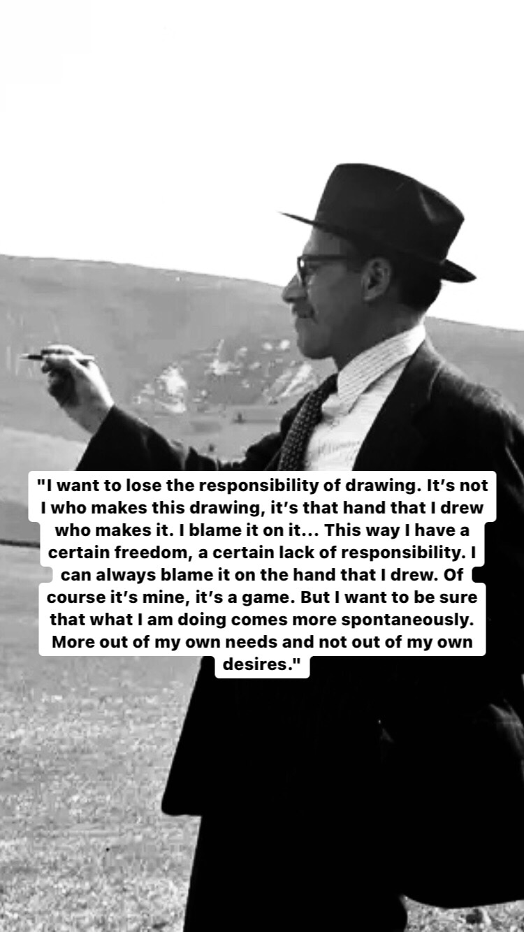 Photo of Saul Steinberg