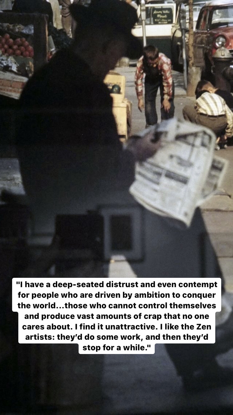 Photo of Saul Leiter