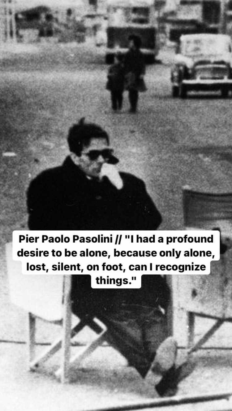 Photo of Pier Paolo Pasolini