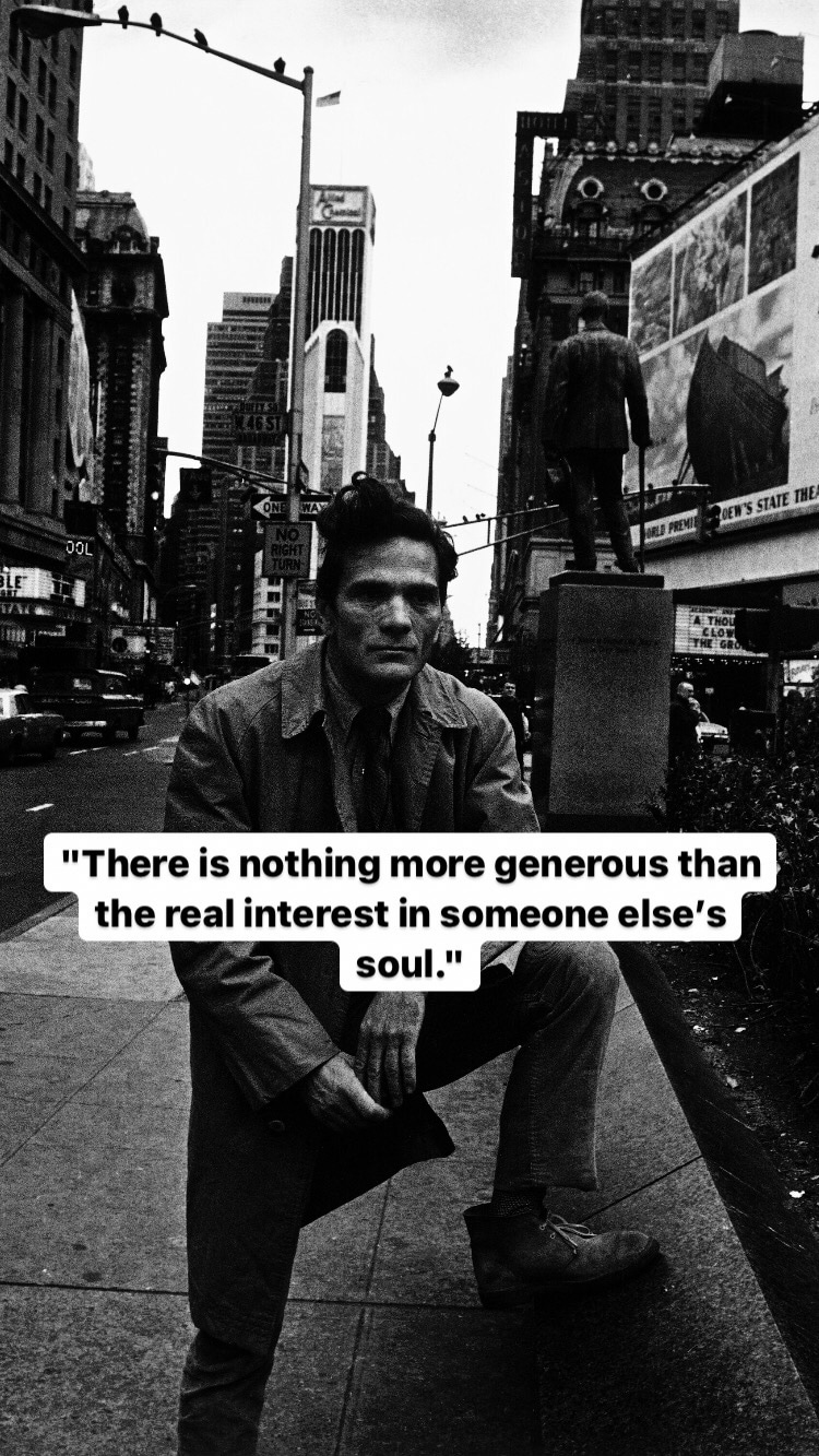 Photo of Pier Paolo Pasolini