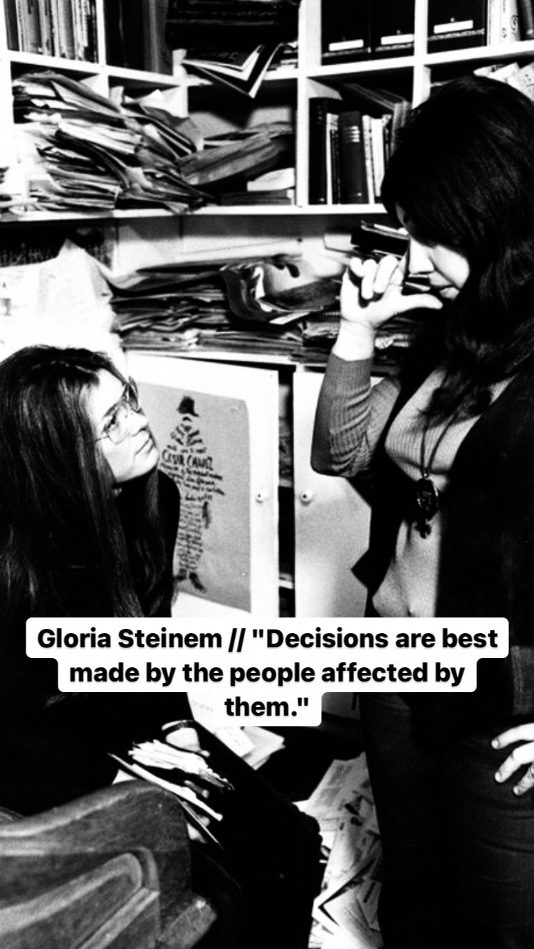 Photo of Gloria Steinem