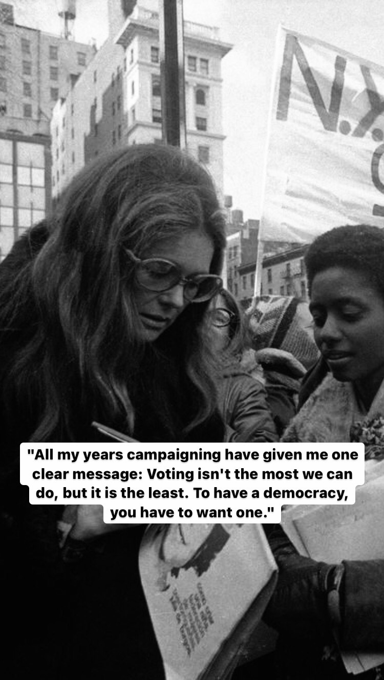 Photo of Gloria Steinem