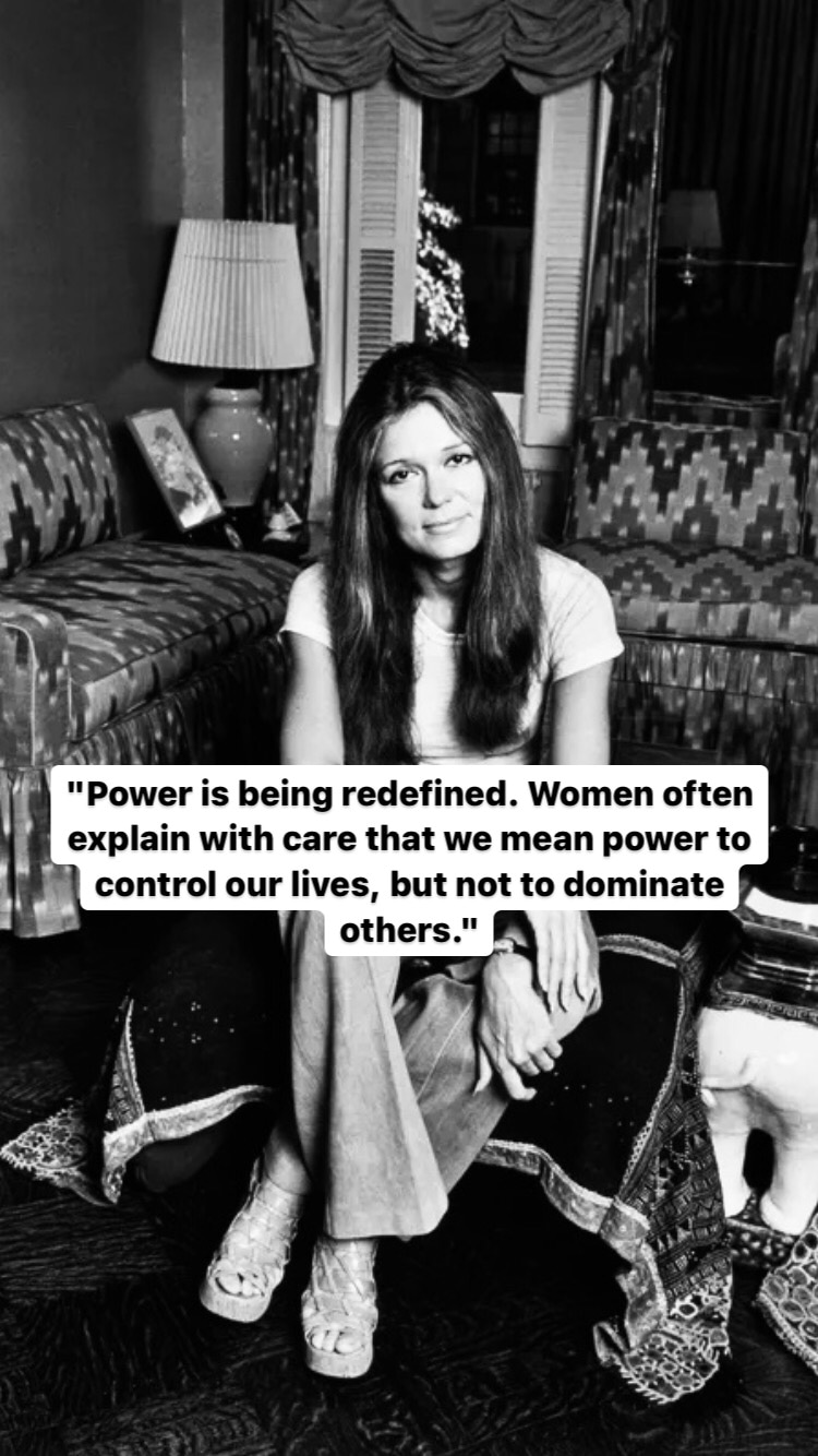 Photo of Gloria Steinem