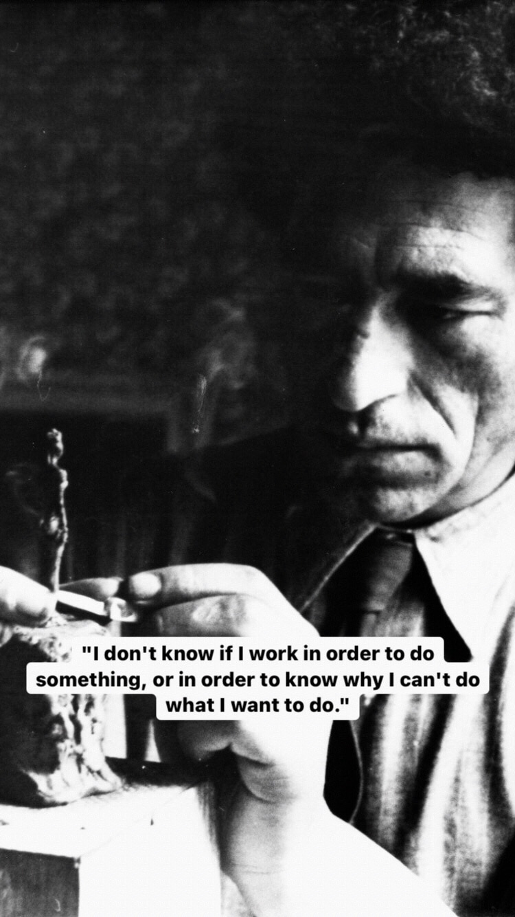 Photo of Alberto Giacometti