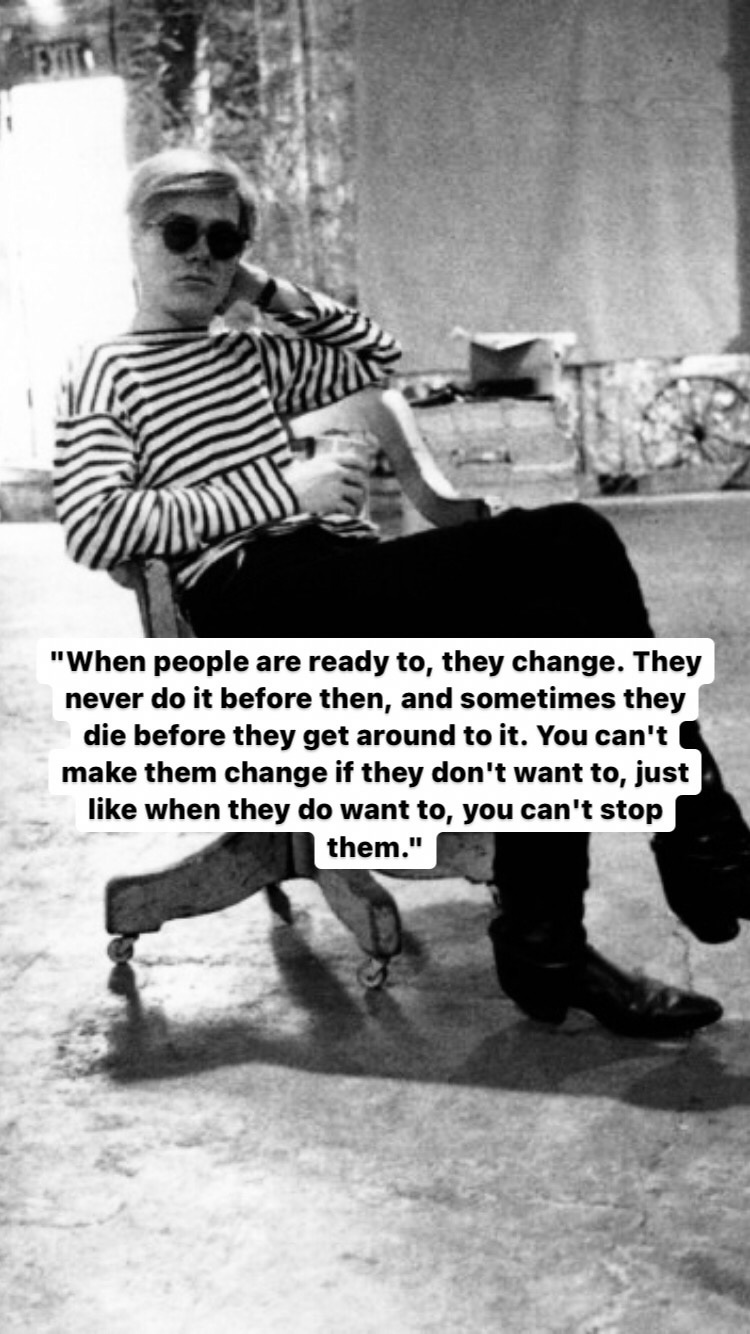 Photo of Andy Warhol