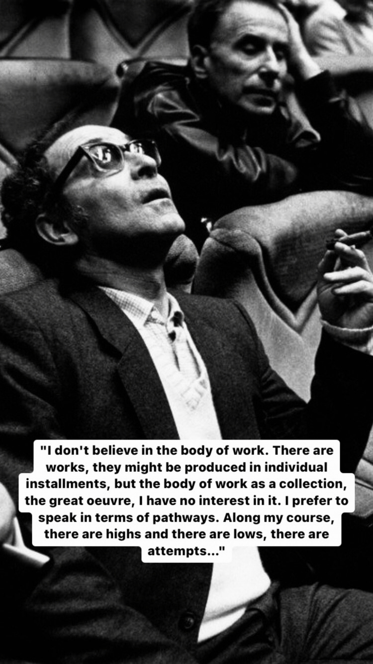 Photo of Jean-Luc Godard