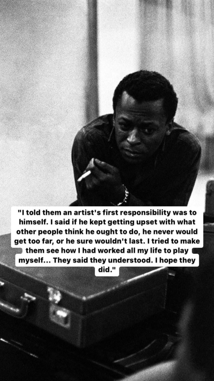 Photo of Miles Davis