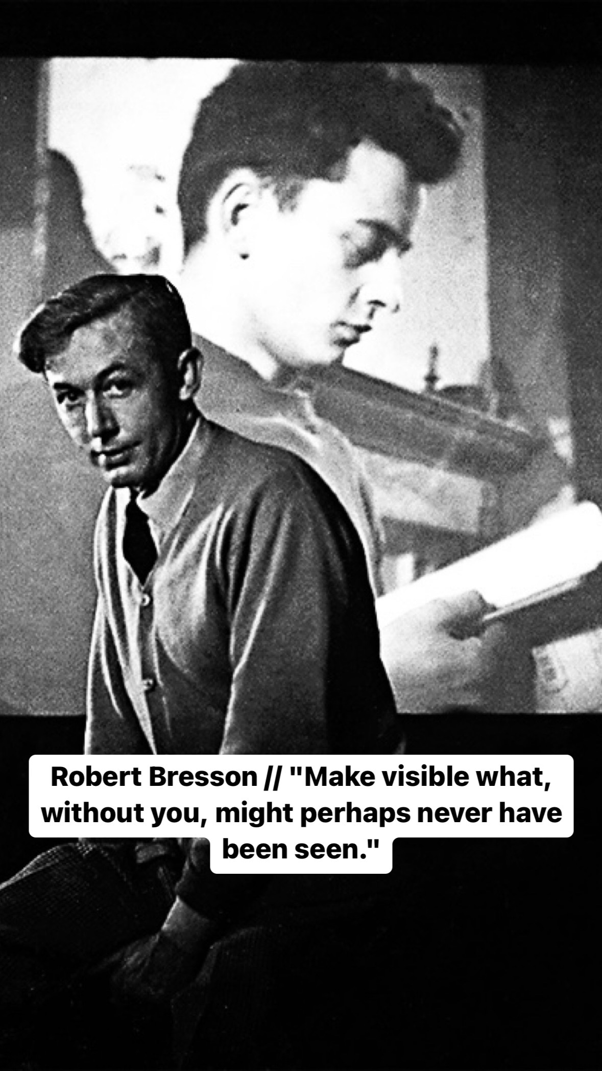 Photo of Robert Bresson
