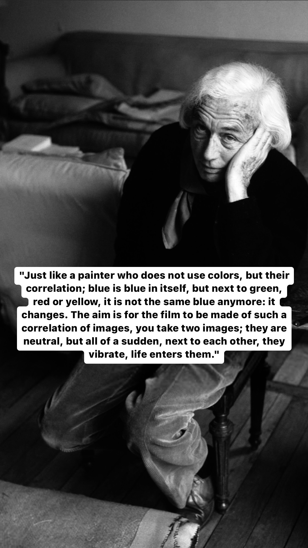 Photo of Robert Bresson