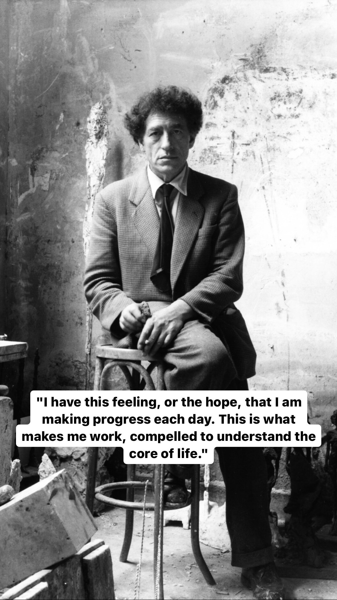 Photo of Alberto Giacometti