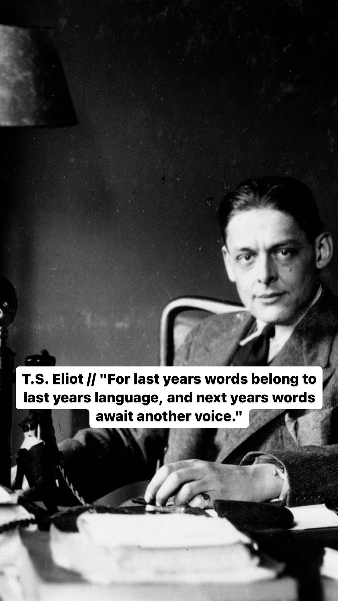 Photo of T.S. Eliot