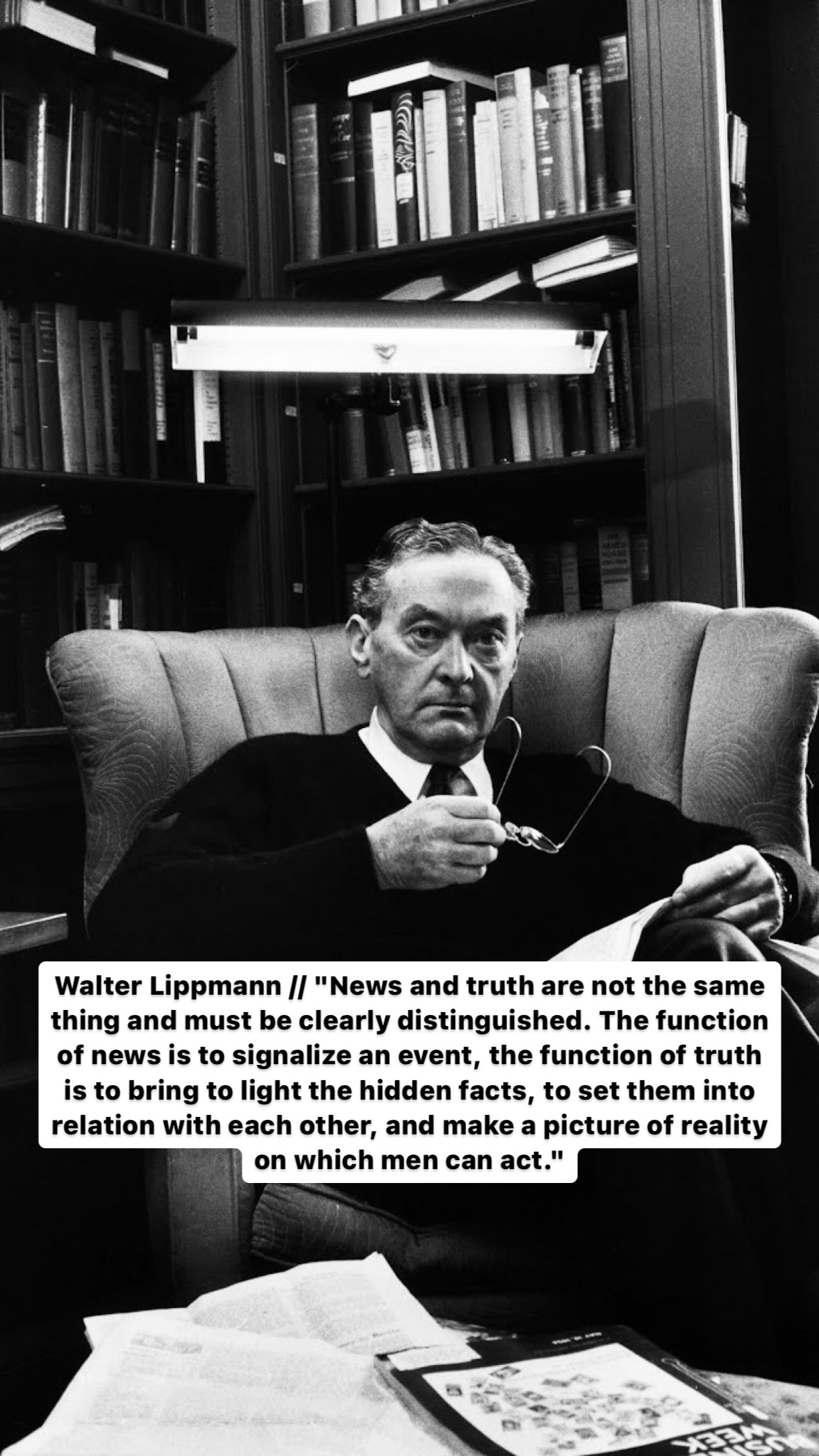 Photo of Walter Lippmann