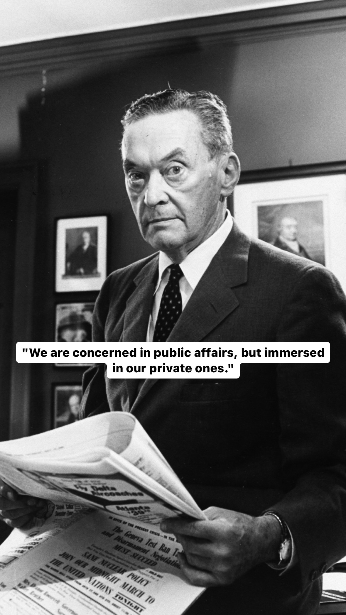 Photo of Walter Lippmann