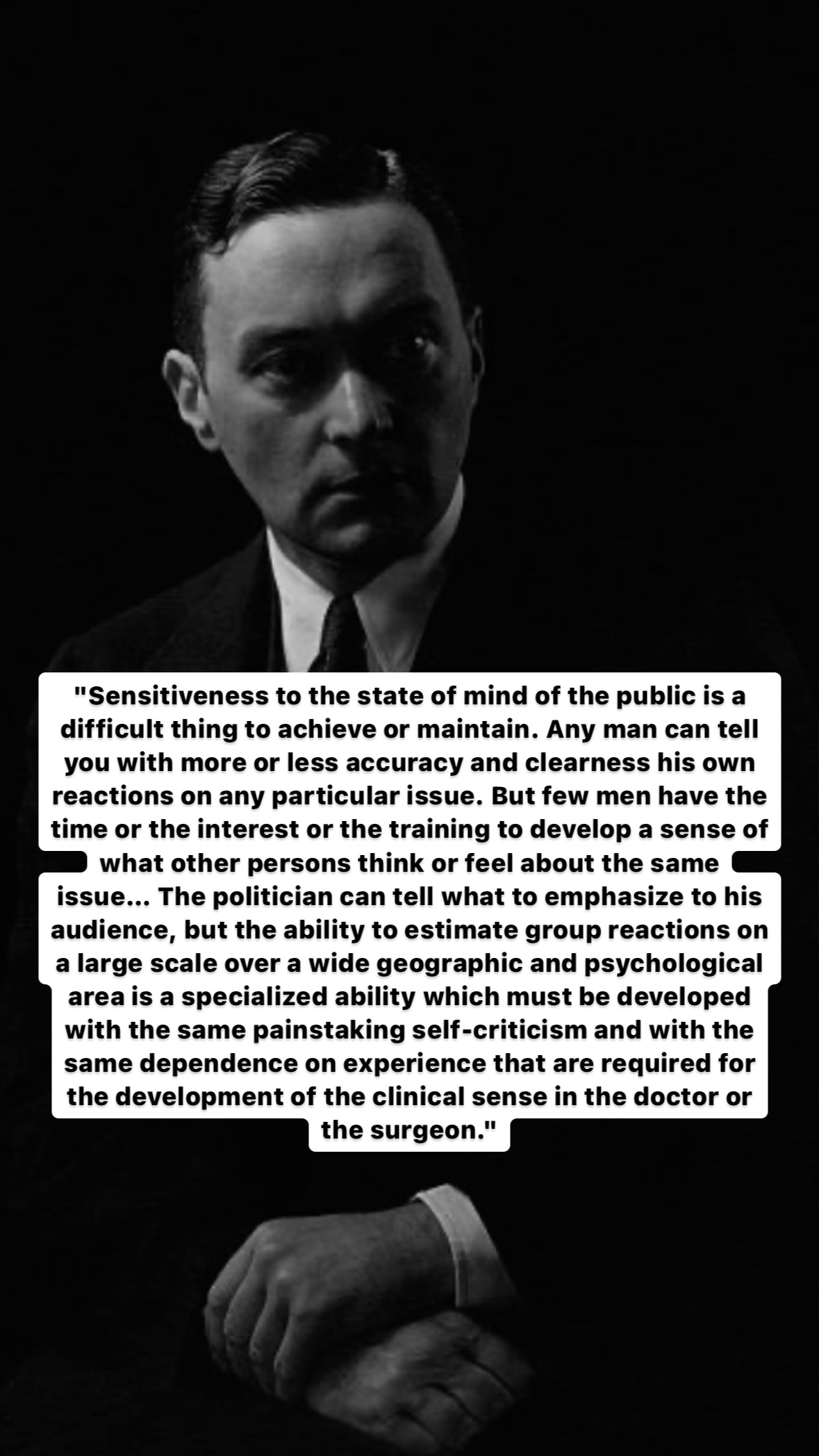 Photo of Walter Lippmann