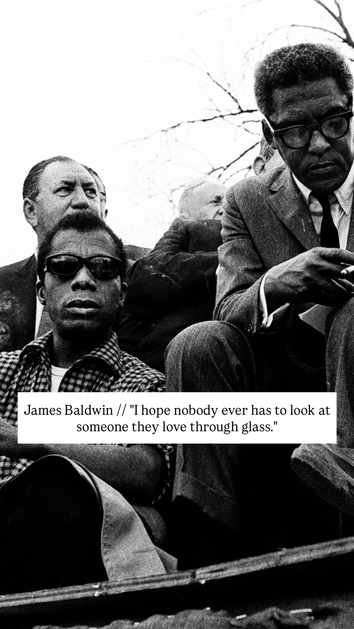 Photo of James Baldwin