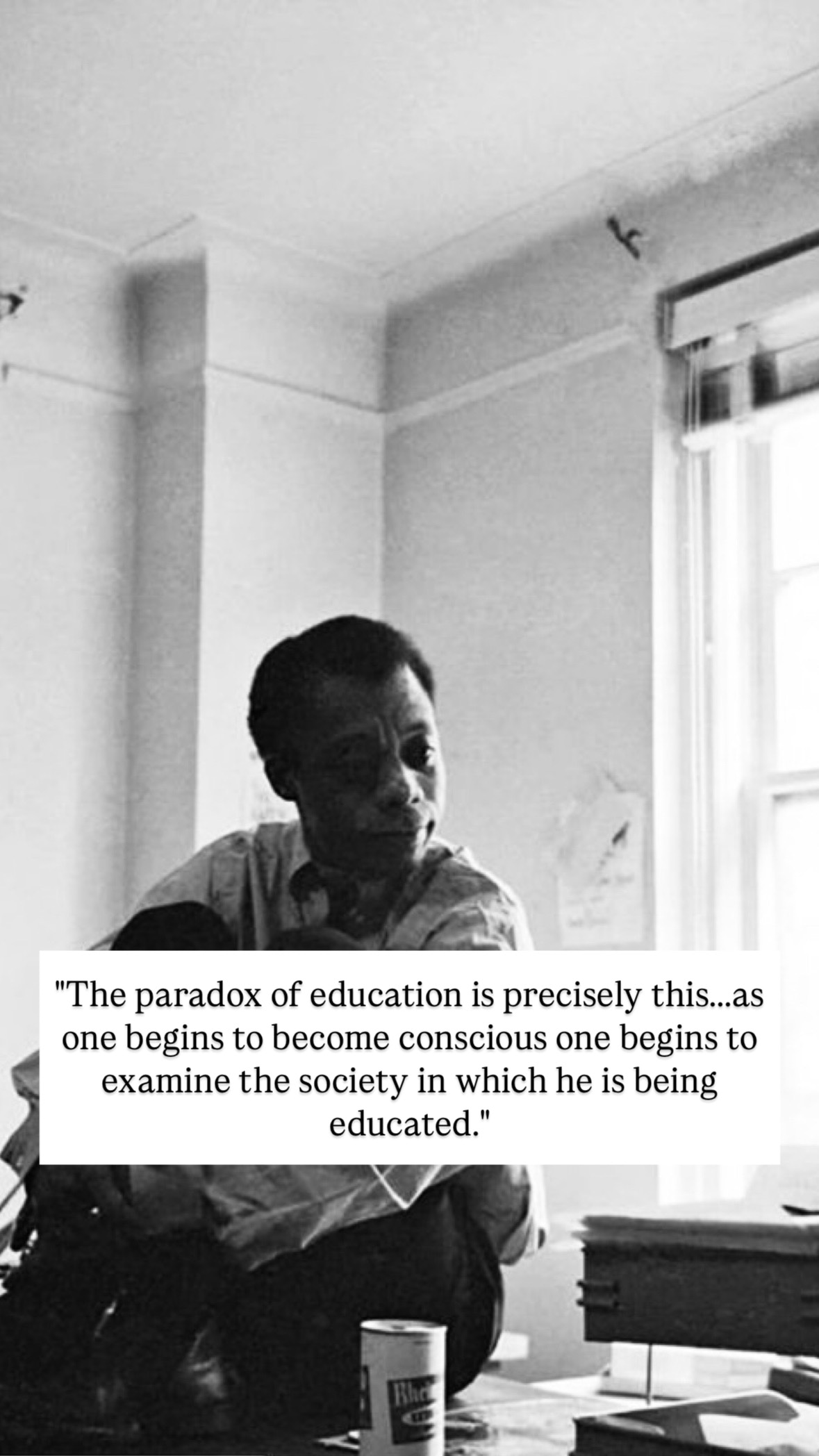 Photo of James Baldwin