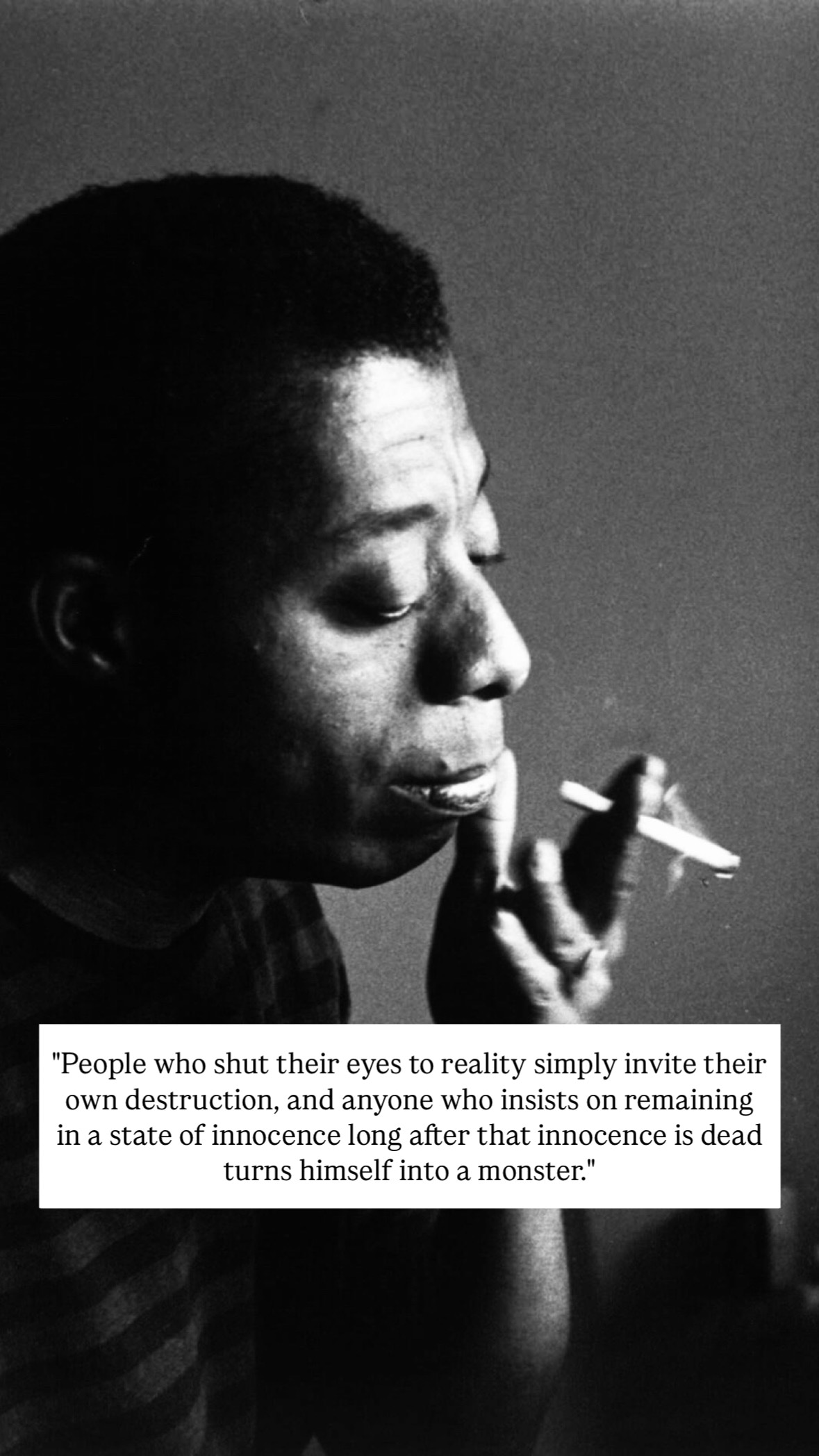 Photo of James Baldwin