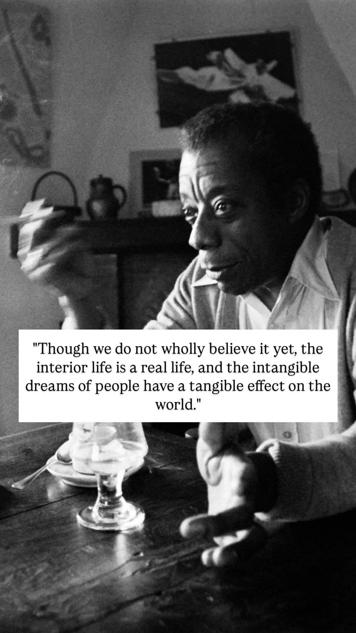 Photo of James Baldwin