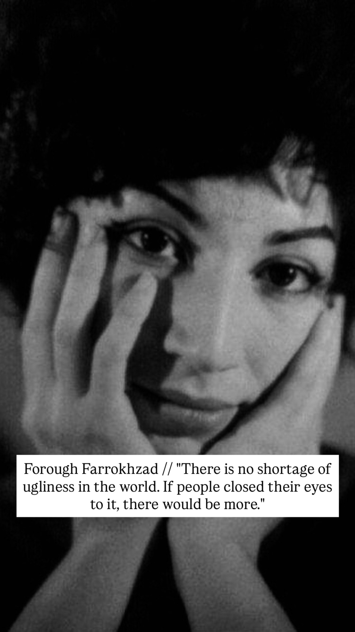 Photo of Forough Farrokhzad