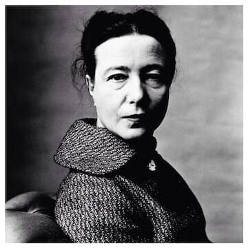 Photo of Simone de Beauvoir