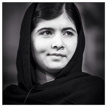 Photo of Malala Yousafzai