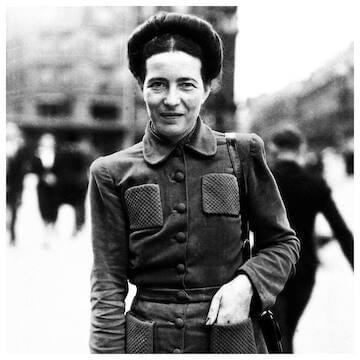 Photo of Simone de Beauvoir