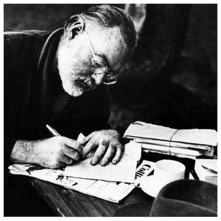 Photo of Ernest Hemingway