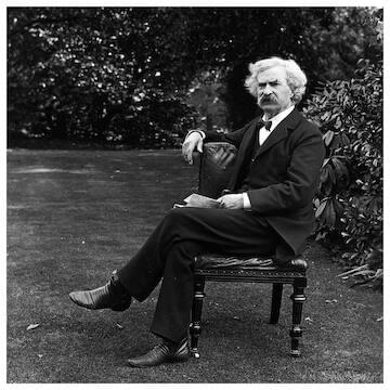 Photo of Mark Twain