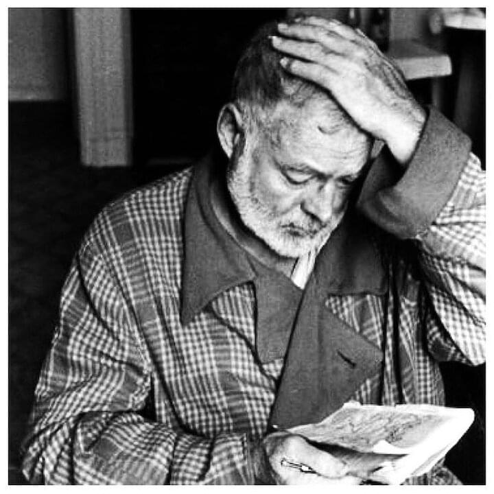 Photo of Ernest Hemingway