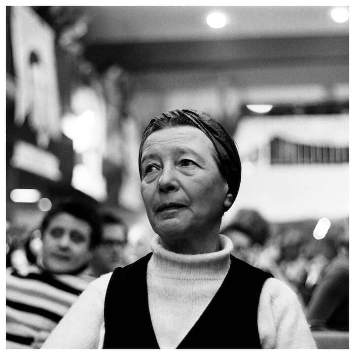 Photo of Simone de Beauvoir