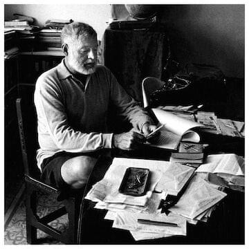 Photo of Ernest Hemingway