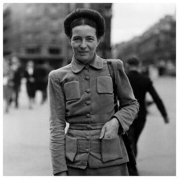 Photo of Simone de Beauvoir