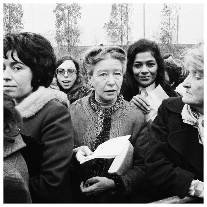 Photo of Simone de Beauvoir