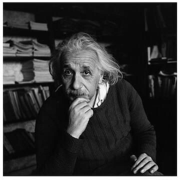 Photo of Albert Einstein