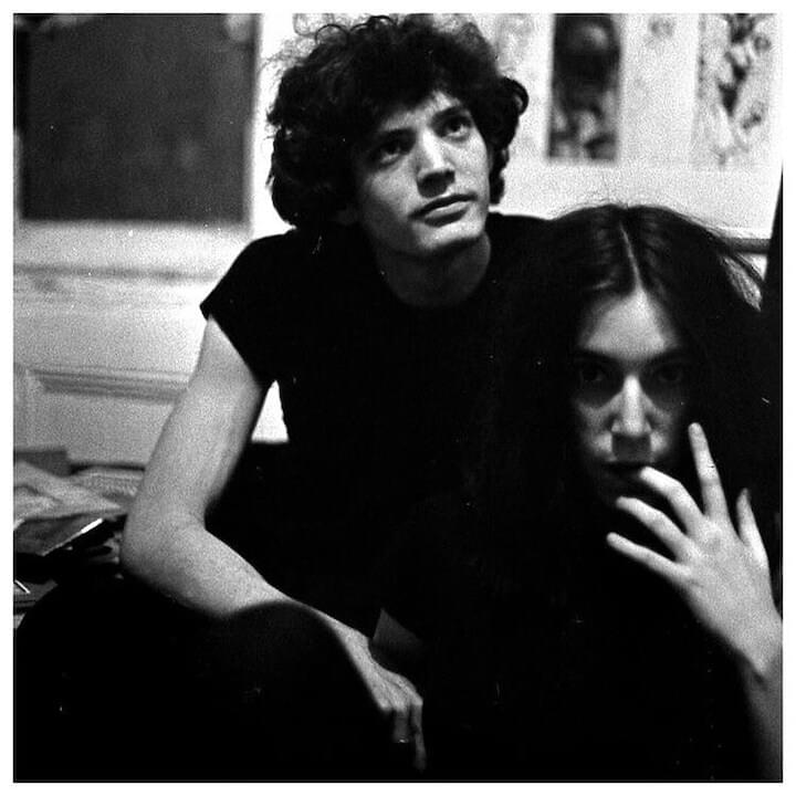 Photo of Patti Smith and Robert Mapplethorpe