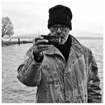 Photo of Jean-Luc Godard