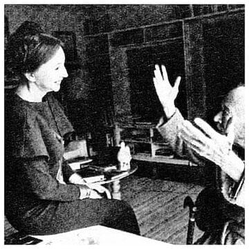 Photo of Anais Nin and Henry Miller