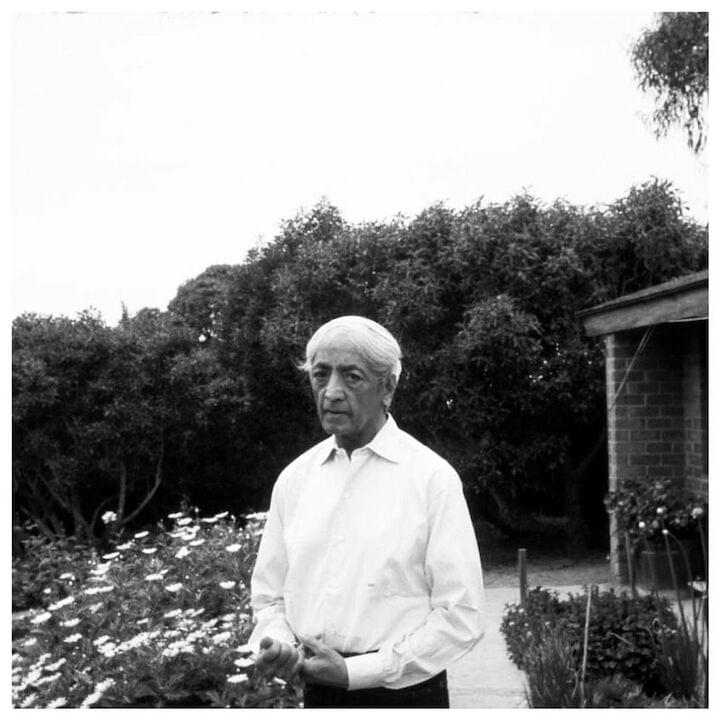 Photo of Jiddu Krishnamurti