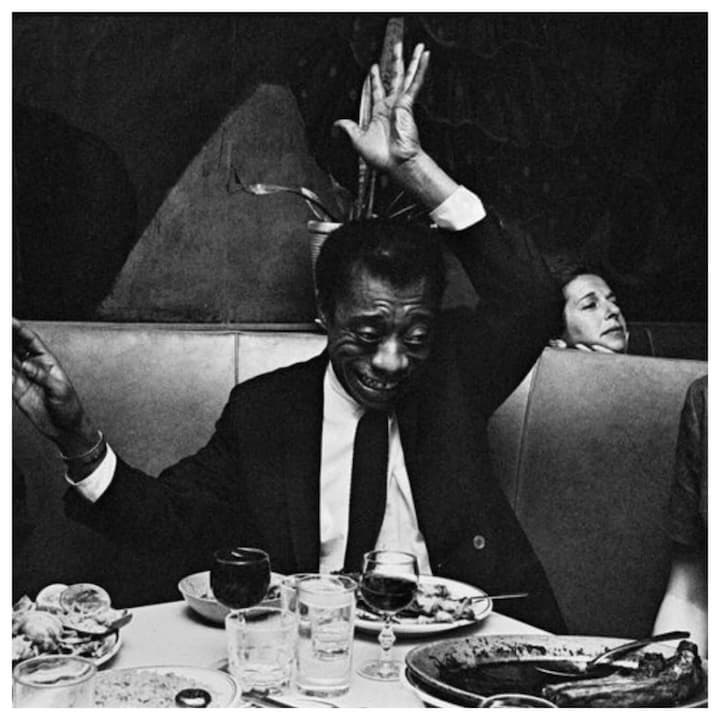 Photo of James Baldwin