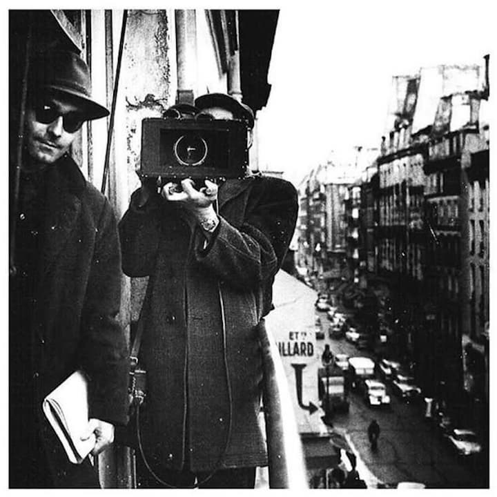 Photo of Jean-Luc Godard